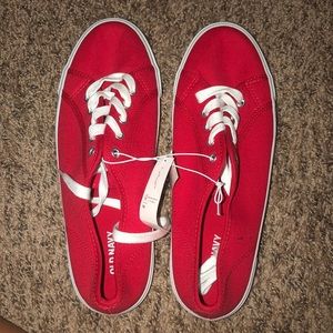 Red Old Navy sneakers